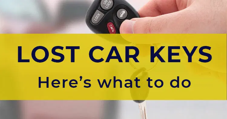 What To Do If You Lose Your Car Keys